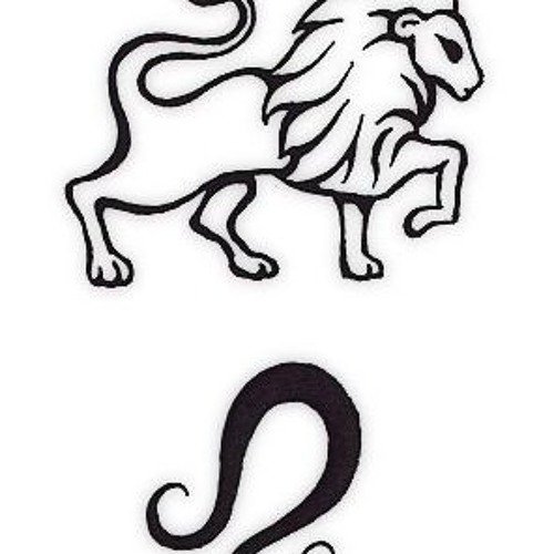 Знак зодиака Лев рисунок