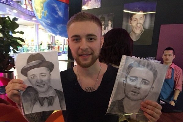 Егор Крид нарисовать