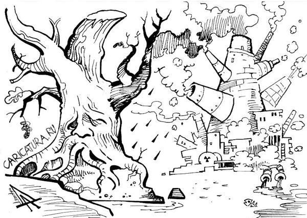 Рисунки природы для срисовки легкие