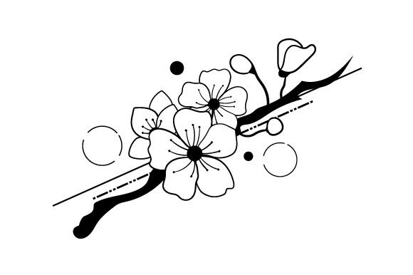 Сакура тату эскизы