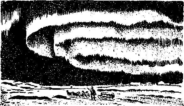 Северное сияние рисунок