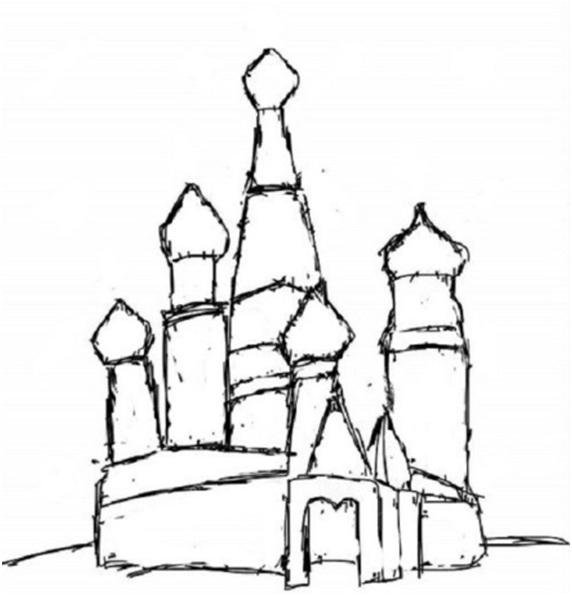 Кремль карандашом