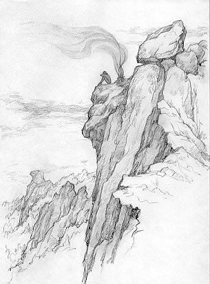 Красноярские столбы рисунок