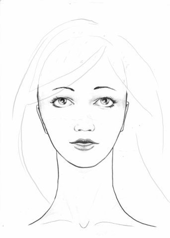 Рисование портрета в старшей группе