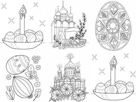 Пасха эскиз