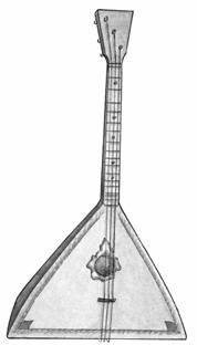 Балалайка раскраска