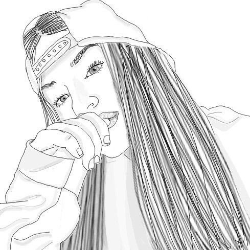 Раскраска леди Диана