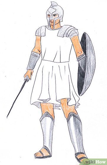 Гладиатор карандашом