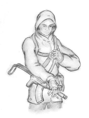 Сталкер рисунки легкие