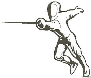 Силуэт фехтовальщика