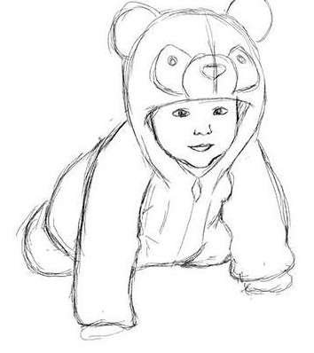 Рисунки для срисовки для детей