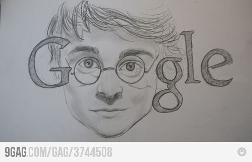 Простые рисунки на тему Гарри Поттер