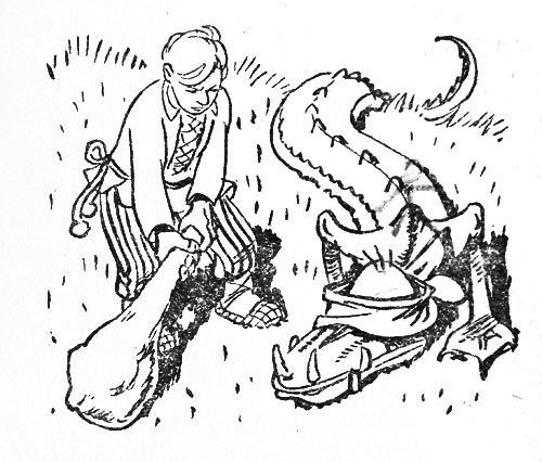 Рисунок к былине Илья Муромец и Соловей разбойник