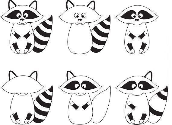 Енотик для срисовки