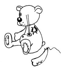 Раскраска "мишки"