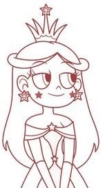 Звёздочка Баттерфляй рисунок карандашом