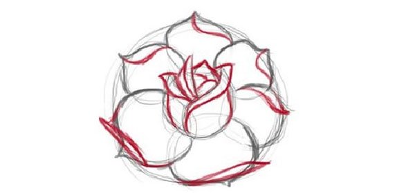 Рисунок простым карандашом аленький цветочек (48 фото)