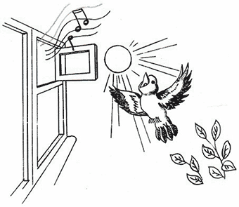 Иллюстрации к рассказу Паустовского растрепанный Воробей