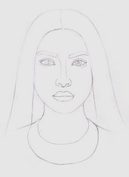 Портрет человека легкий