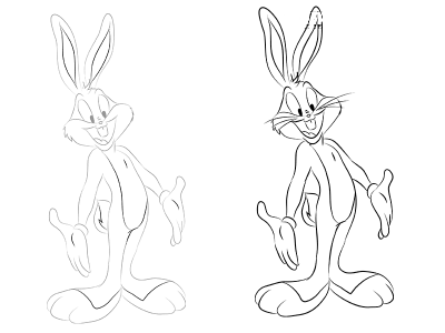 Багз Банни поэтапно