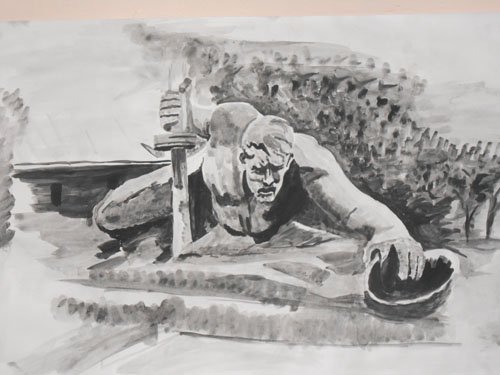 Крепость рисунок