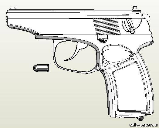 Чертёж пистолета Colt 1911