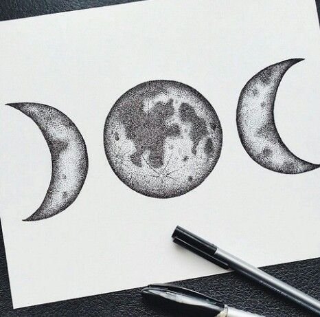 Нарисовать луну