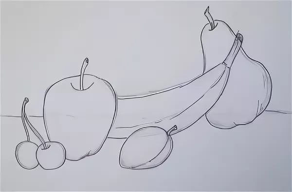 Натюрморт рисунок