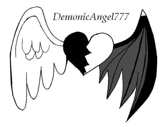 Ангел или демон для срисовки