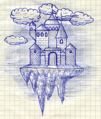 Рисунки ручкой в тетради