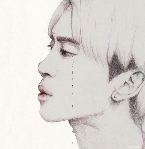 Ким ДЖОНХЕН карандашом