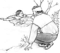 Безопасность на льду детские рисунки