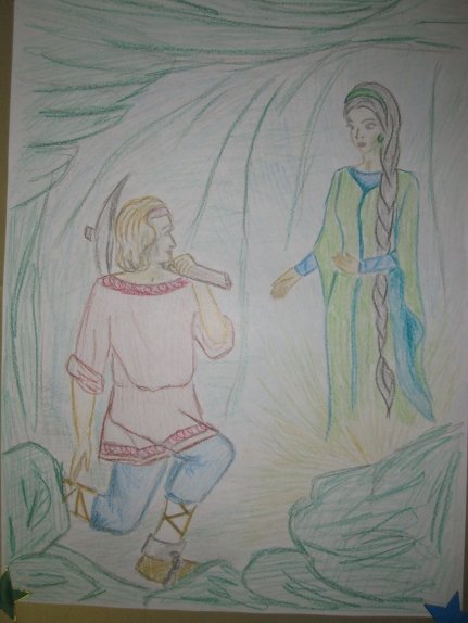 Иллюстрация к сказу медной горы хозяйка