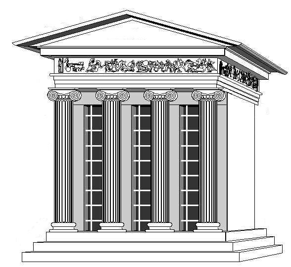 Храм Ники Аптерос фасад