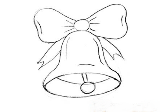 Нарисовать школьный колокольчик