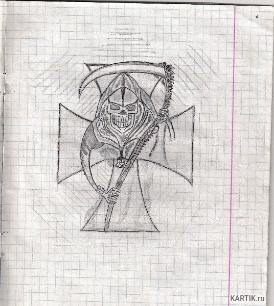 Тату Жнец эскизы