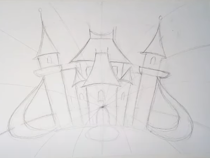 Замок снежной королевы 2 класс