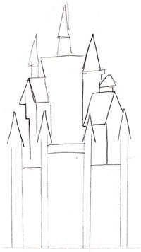 Замок рисунок