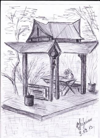 Зарисовки малых архитектурных форм