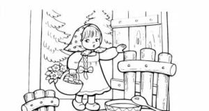 Три медведя раскраска для детей для театра