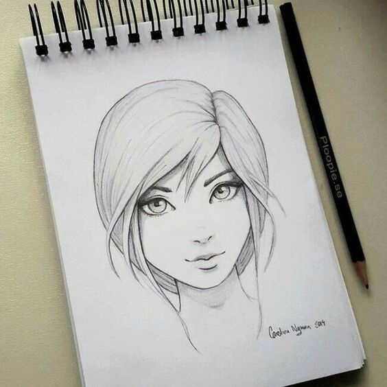 Рисунки в скетчбук несложные