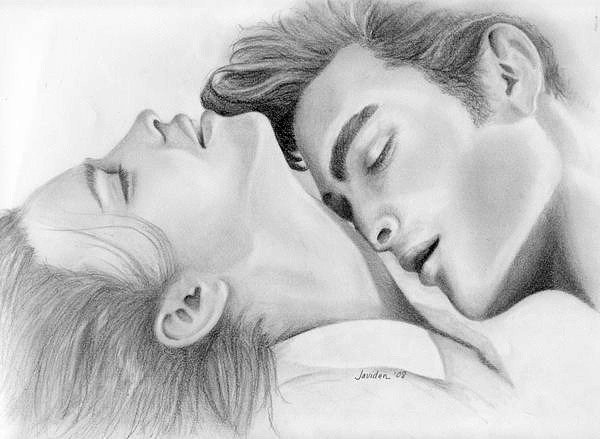 Рисунки карандашом влюбленные пары