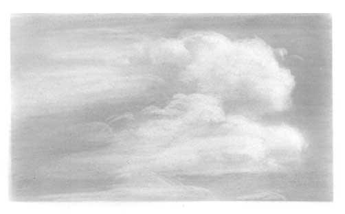 Облака рисунок карандашом