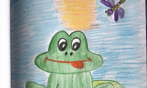 Лягушка путешественница рисунок легкий