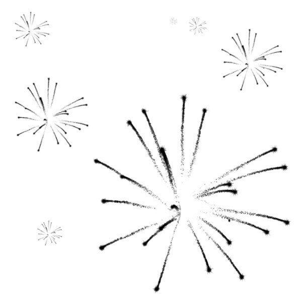 Салют рисунок