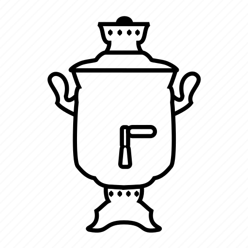 Самовар набросок