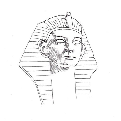 Маска фараона рисунок 5. Маска фараона Тутанхамона изо 5 класс. Голова фараона. Фараон рисунок. Фараон рисунок карандашом.