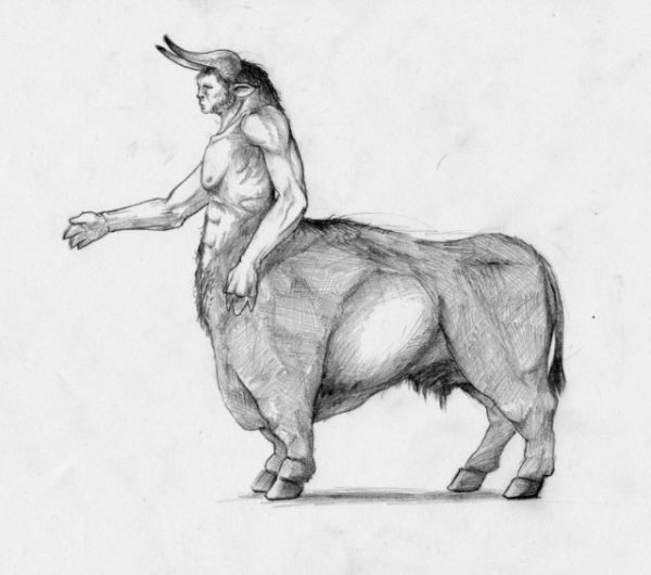 Кентавр для рисования