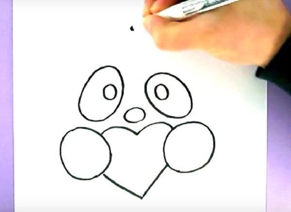 Рисунок маме на день рождения легкий