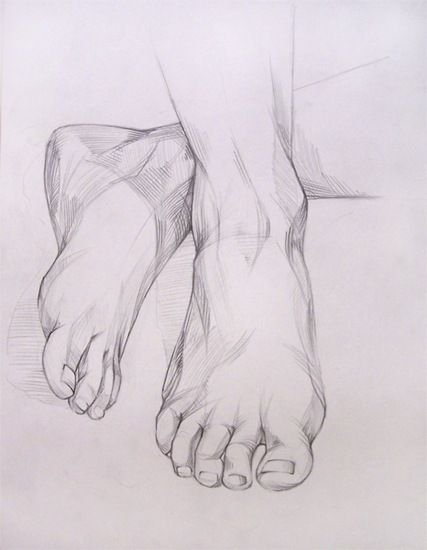 Ноги карандашом